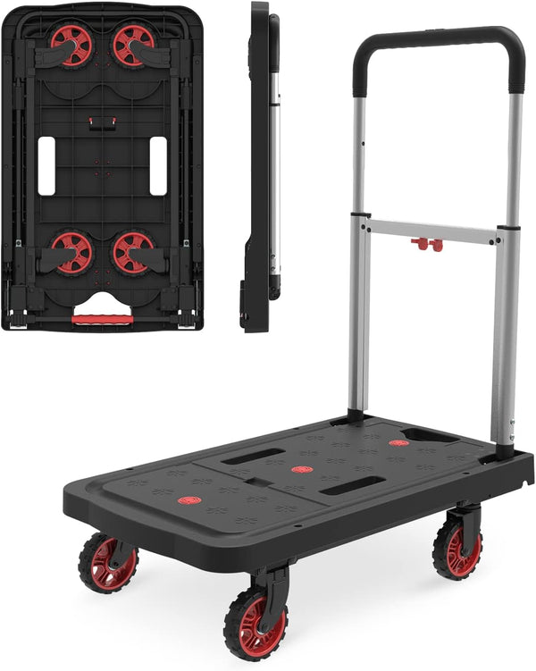 BLUETTI Trolley Cart for AC200P AC200MAX， Foldable for Easy Storage, Universal Wheels